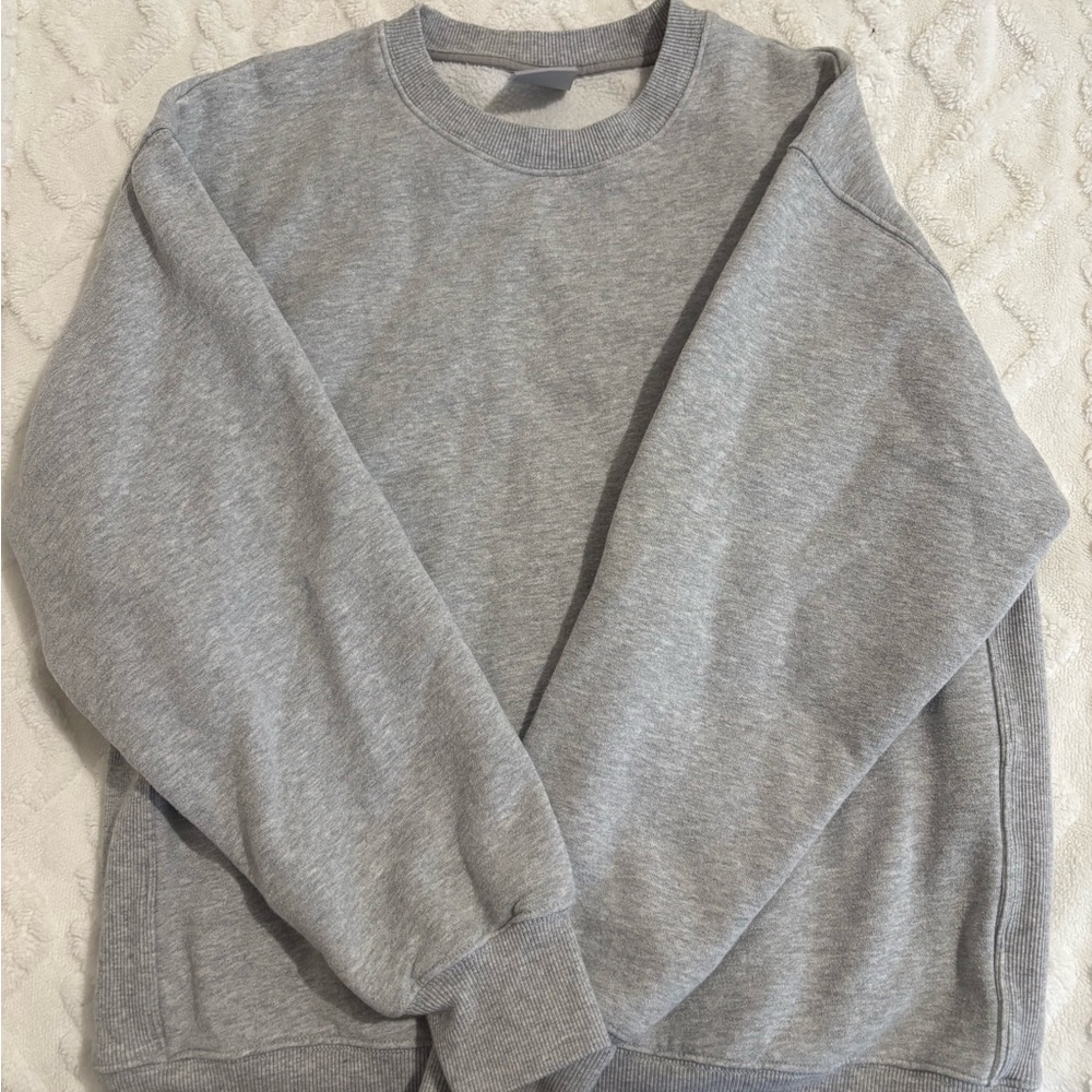 TNA Light Gray Crewneck Sweater
